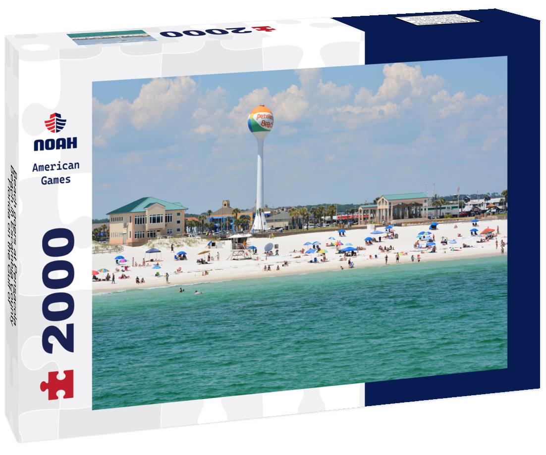 Noah Jigsaw Puzzle Beach goers at Pensacola Beach in Escambia County, Florida on the Gulf of Mexico, USA 2000 pieces