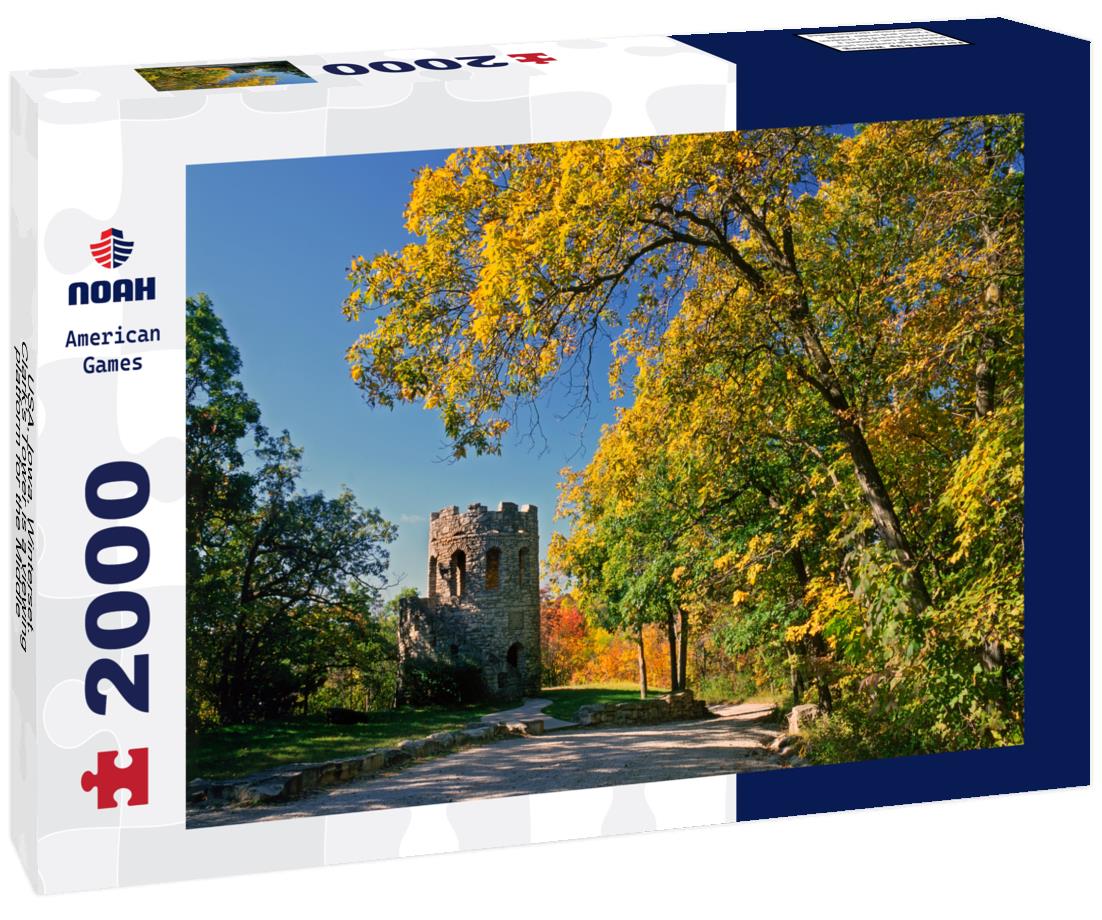 Noah Jigsaw Puzzle USA, Iowa, Winterset. Clark's Tower is a viewing platform for the Middle River Valley 2000 pieces