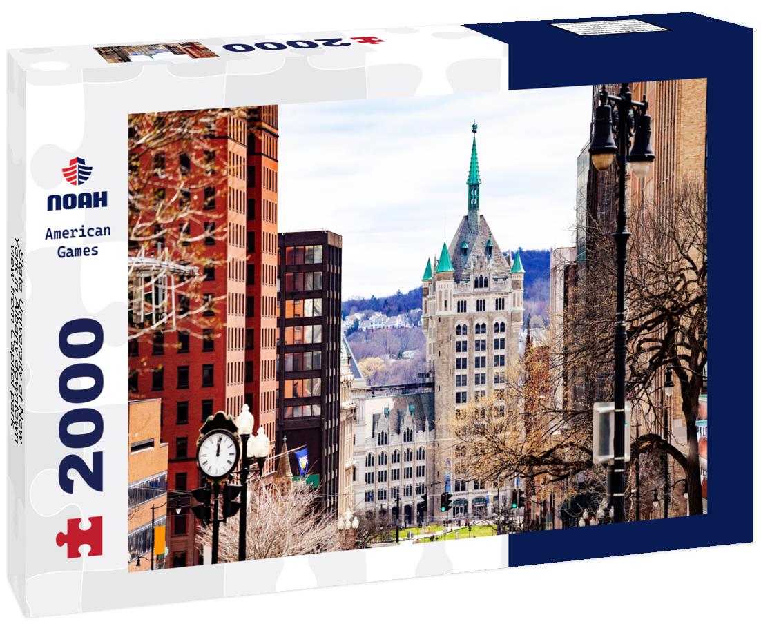 Noah Jigsaw Puzzle State University of New York in Albany downtown view from Capitol park, New York, USA 2000 pieces
