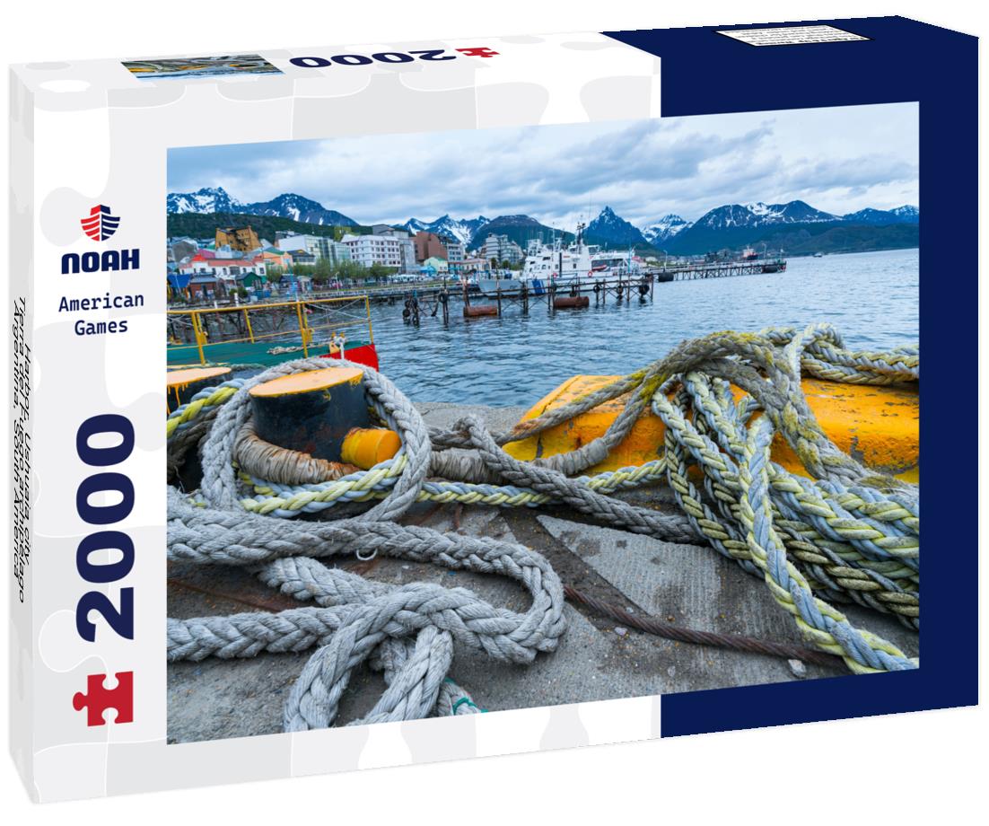 Noah Jigsaw Puzzle Harbor, Ushuaia city, Tierra del Fuego archipelago, Argentina, South America, America 2000 pieces