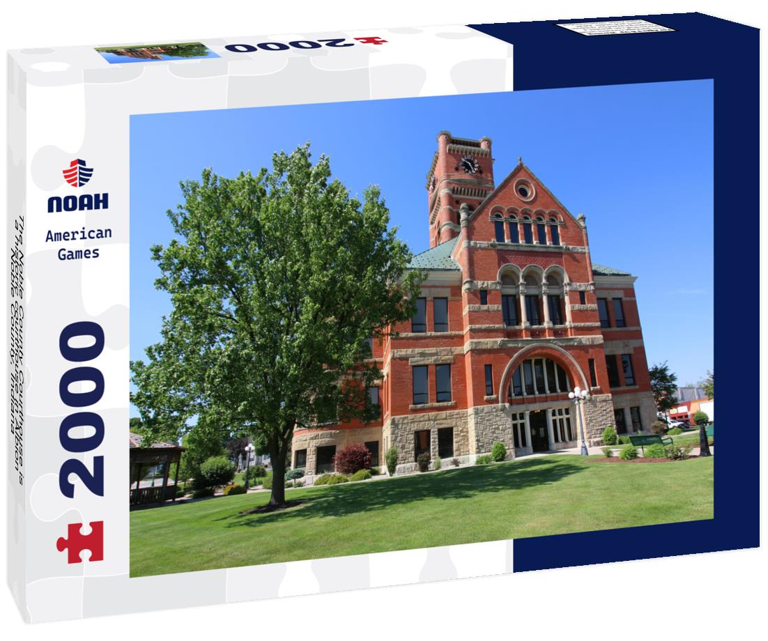 Noah Jigsaw Puzzle The Noble County Courthouse is a historic courthouse in Albion, Noble County, Indiana 2000 pieces