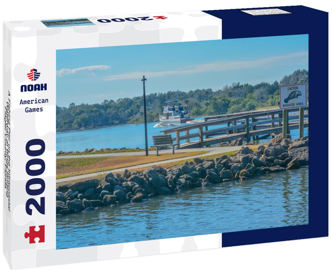 Noah Jigsaw Puzzle A Fishing Pier on the Intracoastal Waterway at Bings landing, Flagler County, Florida 2000 pieces