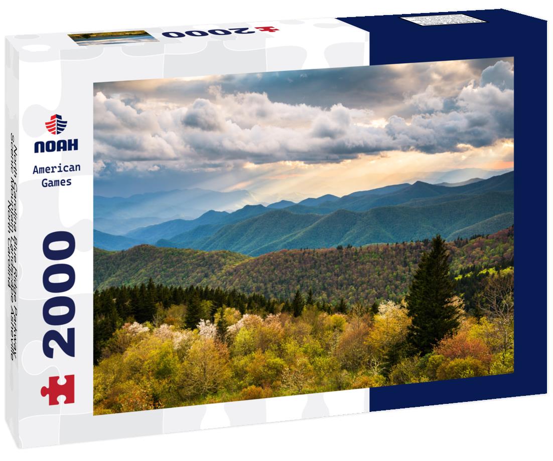Noah Jigsaw Puzzle North Carolina Blue Ridge Parkway Scenic Mountain Landscape Asheville North Carolina 2000 pieces