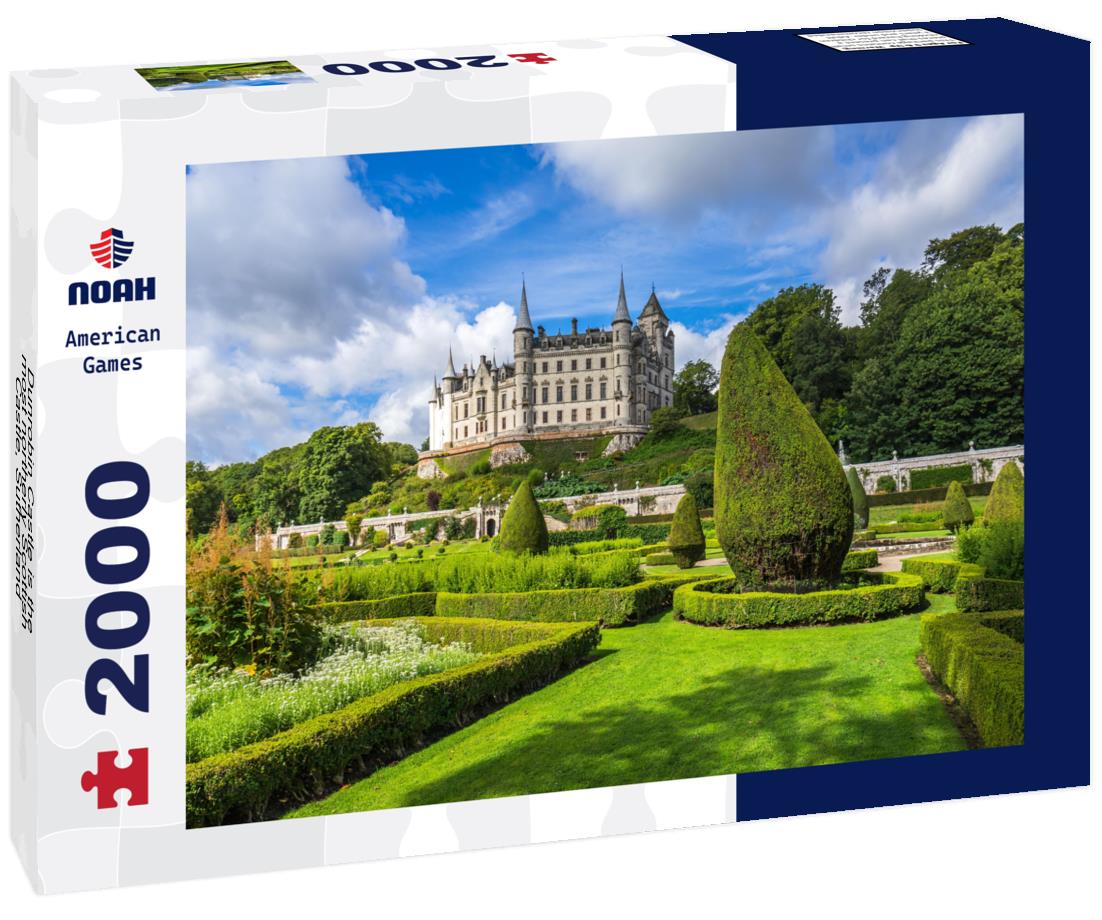 Noah Jigsaw Puzzle Dunrobin Castle is the most northerly Scottish Castle, Sutherland, Scotland, Britain 2000 pieces