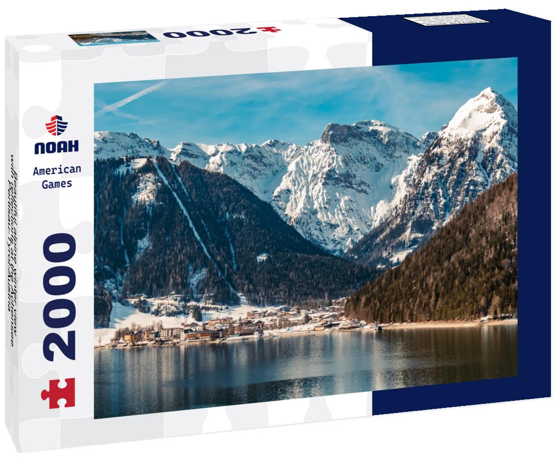 Noah Jigsaw Puzzle Beautiful alpine winter view with reflections at the Achensee-Pertisau-Tyrol-Austria 2000 pieces