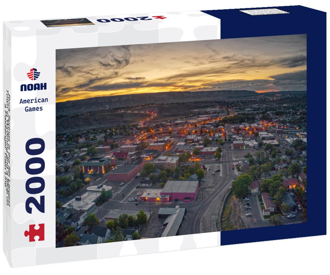 Noah Jigsaw Puzzle Rock Springs is the 5th Largest Town in Wyoming and a Stop on a Passenger Train Line 2000 pieces