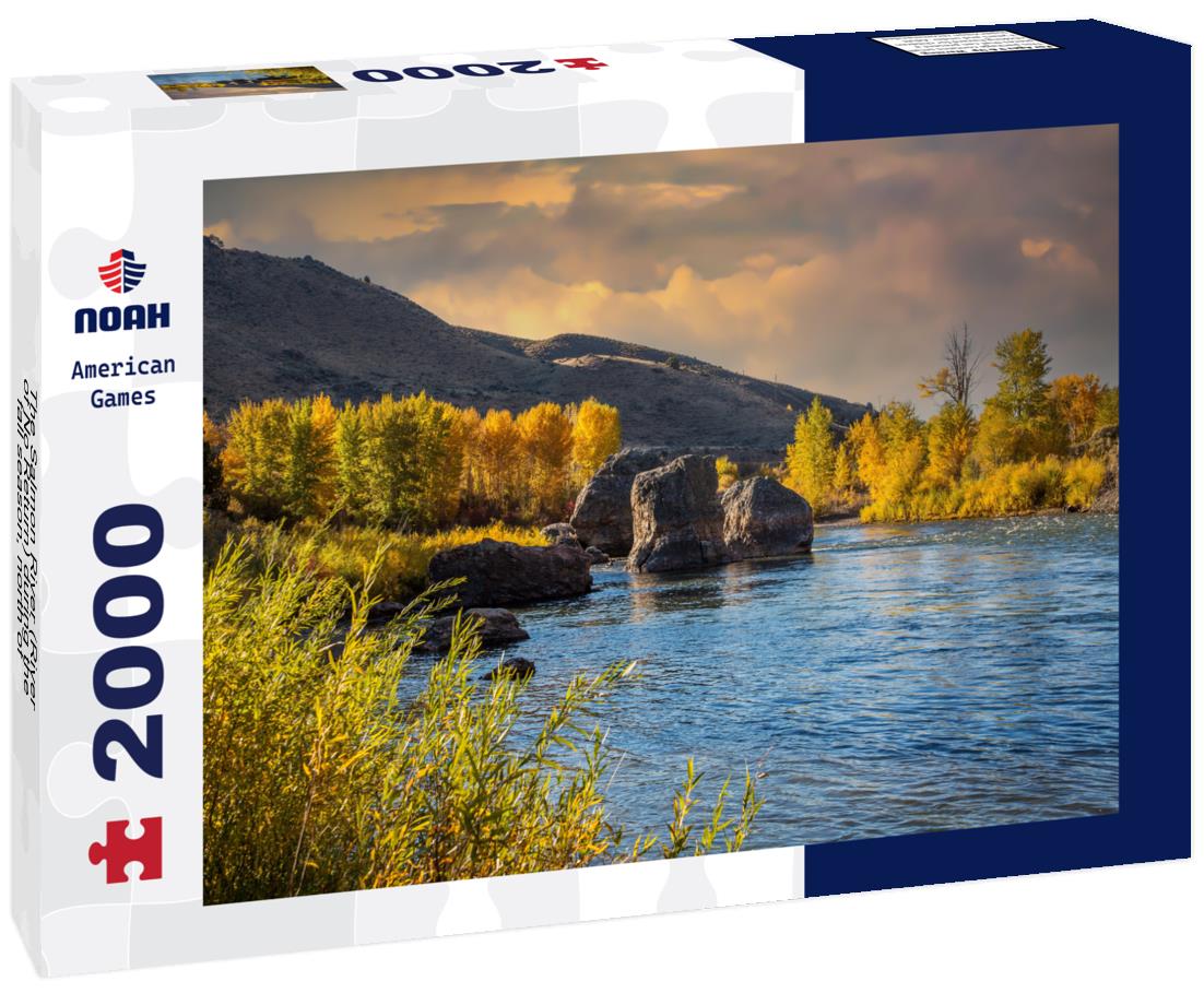 Noah Jigsaw Puzzle The Salmon River (River of No Return) during the fall season, north of Carmen, Idaho 2000 pieces