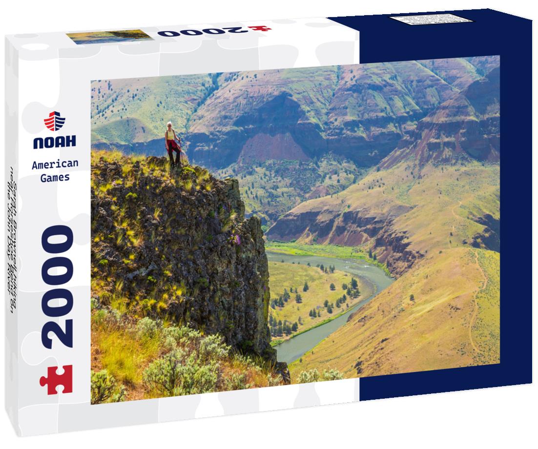 Noah Jigsaw Puzzle Sarah Brownell hiking near Horseshoe Bend on the John Day River, near Condon, Oregon 2000 pieces