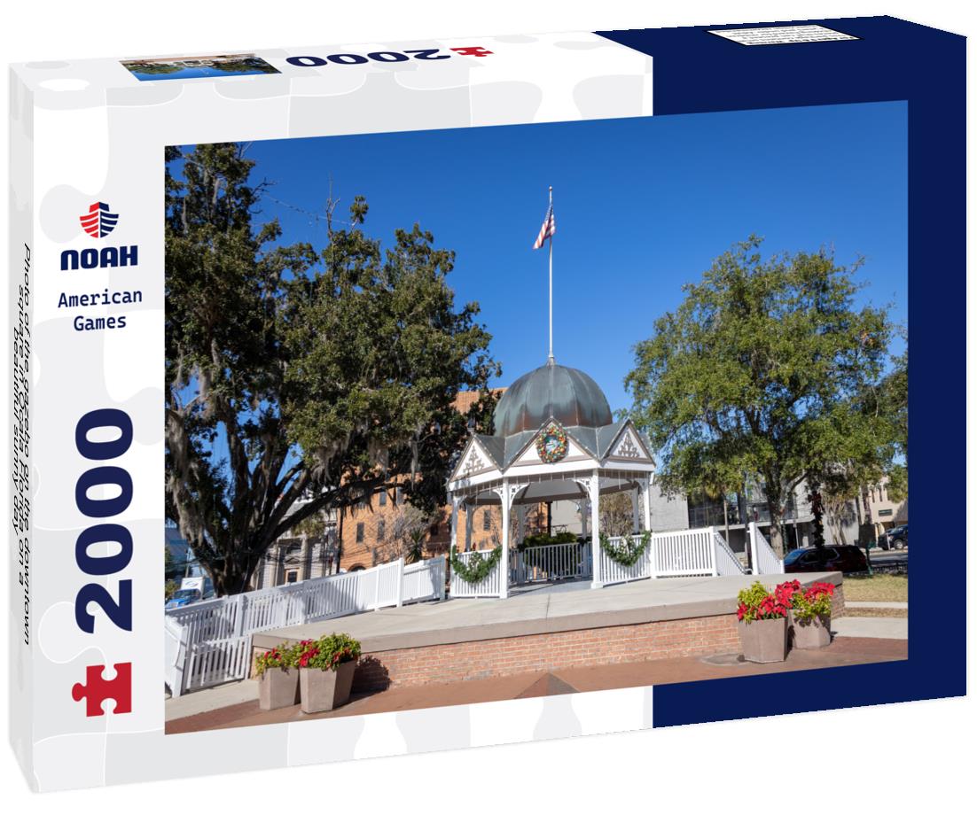 Noah Jigsaw Puzzle Photo of the gazebo on the downtown square in Ocala Florida on a beautiful sunny day 2000 pieces