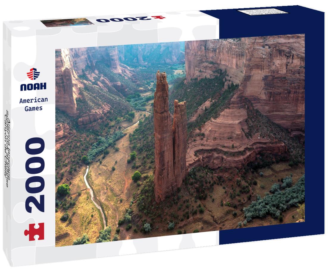 Noah Jigsaw Puzzle Arizona lanscape - Spider rock at sunrise, Canyon de Chelly, Apache County, Arizona 2000 pieces