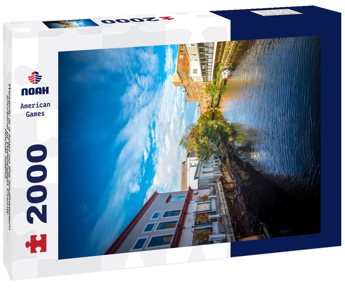 Noah Jigsaw Puzzle Westerly is a town on the southwestern shoreline of Washington County, Rhode Island 2000 pieces