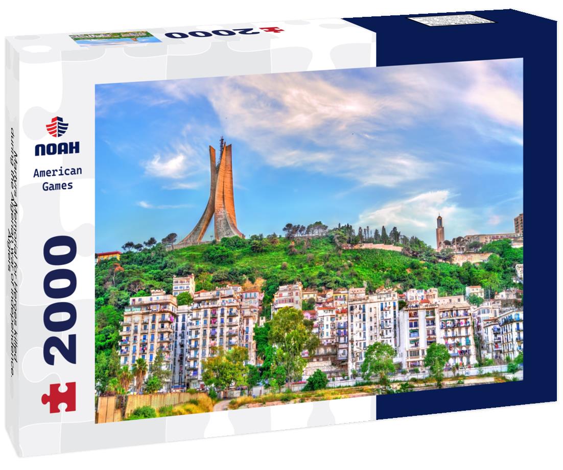 Noah Jigsaw Puzzle Martyrs Memorial for Heroes killed during the Algerian war of independence. Algiers 2000 pieces