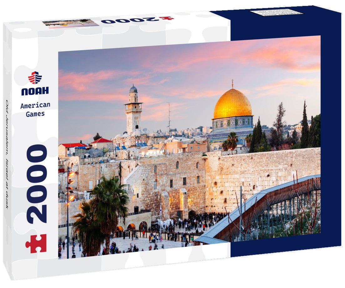 Noah Jigsaw Puzzle Old Jerusalem, Israel at dusk 2000 Pieces