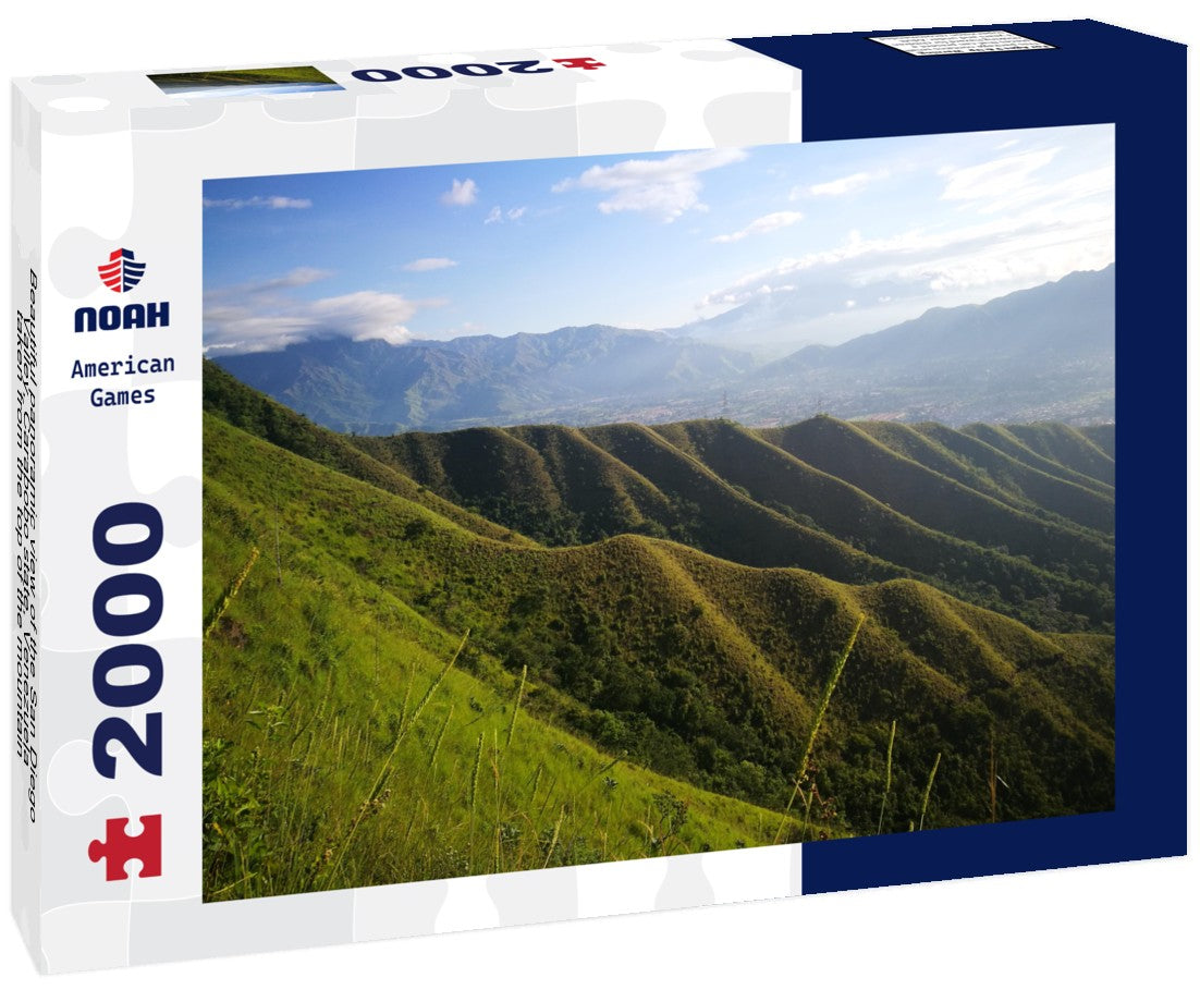 Noah Jigsaw Puzzle Beautiful panoramic view of the San Diego Valley, Carabobo state, Venezuela, taken from the top of the mountain 2000 Pieces
