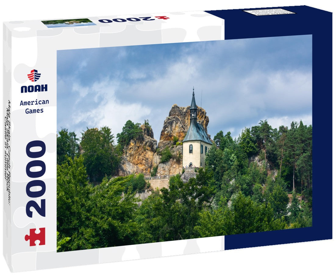 Noah Jigsaw Puzzle Mala Skala, Czech Republic: Mala Skala - Little Rock Castle in summer 2000 Pieces