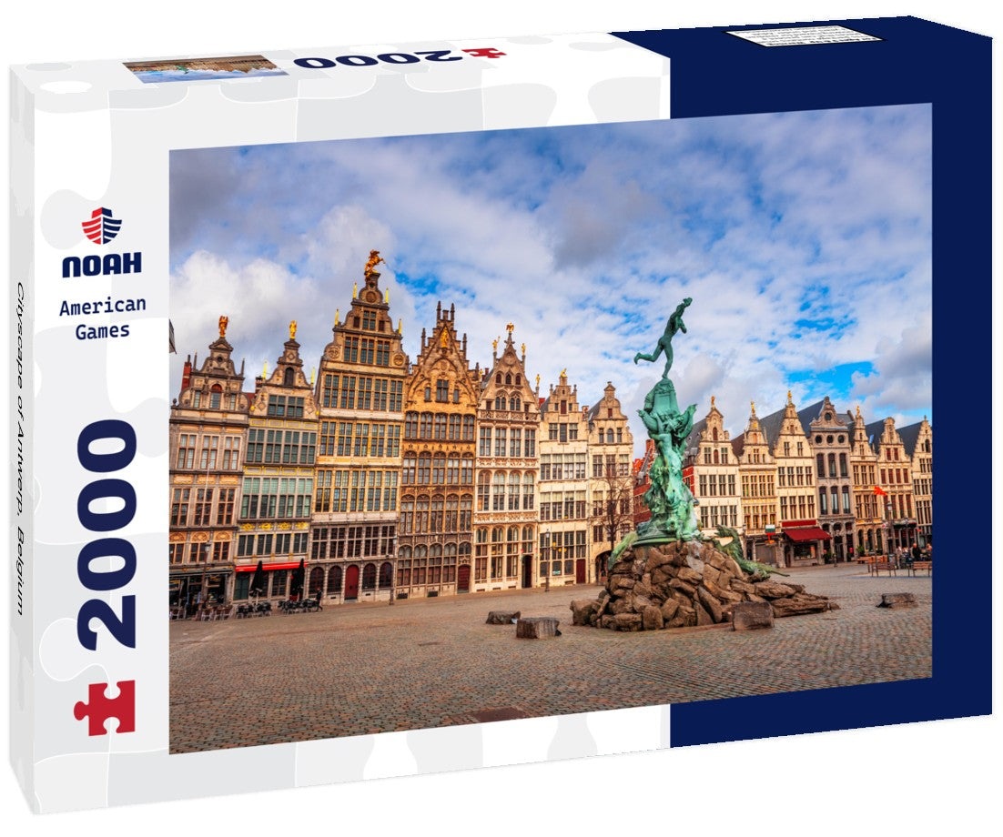 Noah Jigsaw Puzzle Cityscape of Antwerp, Belgium 2000 Pieces