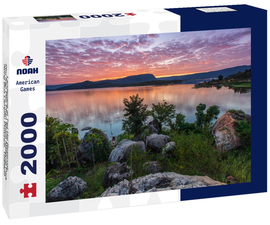 Noah Jigsaw Puzzle Landscape at Tad Hai Reservoir, Phu Kao Phu Phan Kham National Park, Nong Bua Lamphu Province, Thailand 2000 Pieces