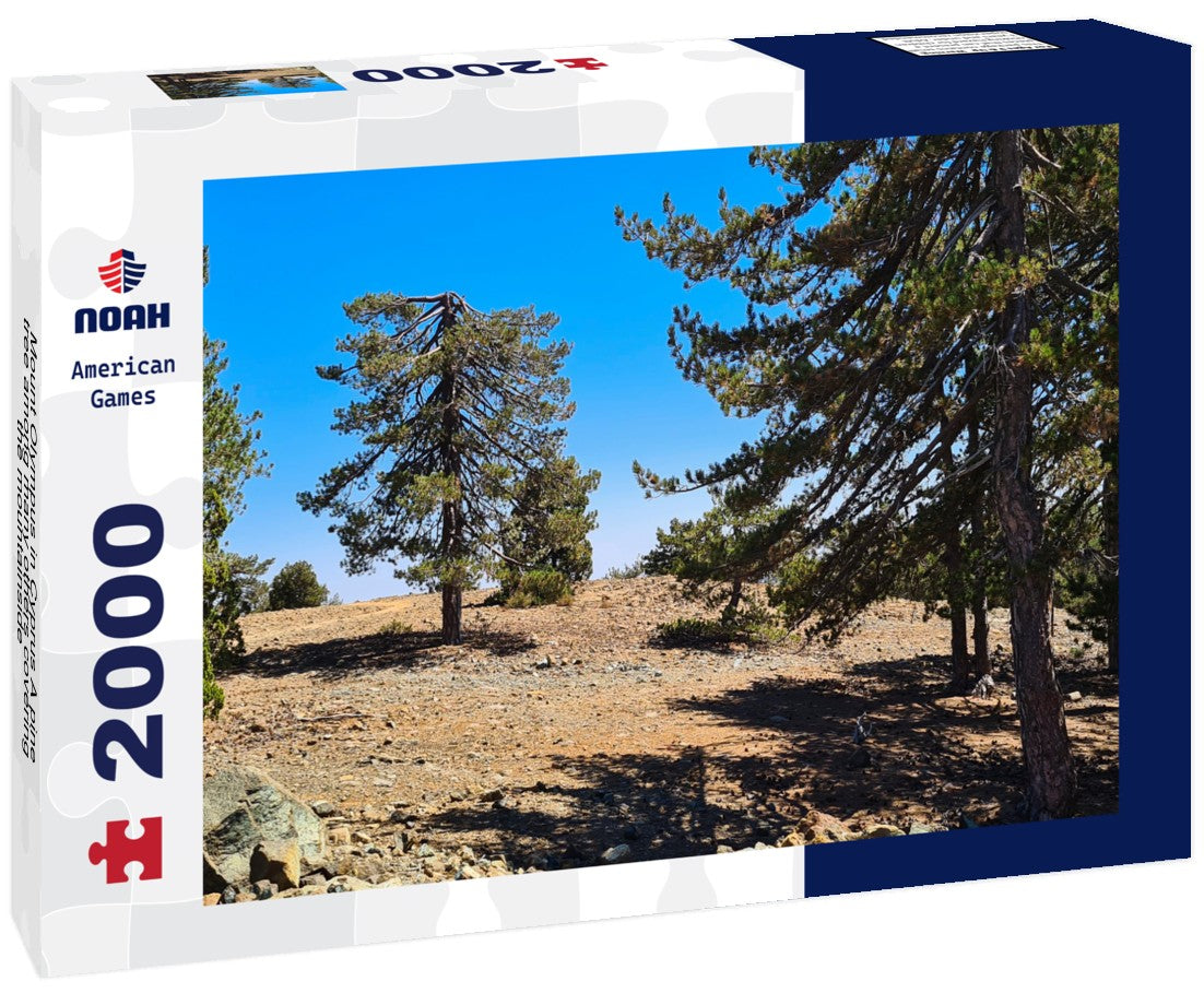 Noah Jigsaw Puzzle Mount Olympus in Cyprus A pine tree among many others covering the mountainside 2000 Pieces