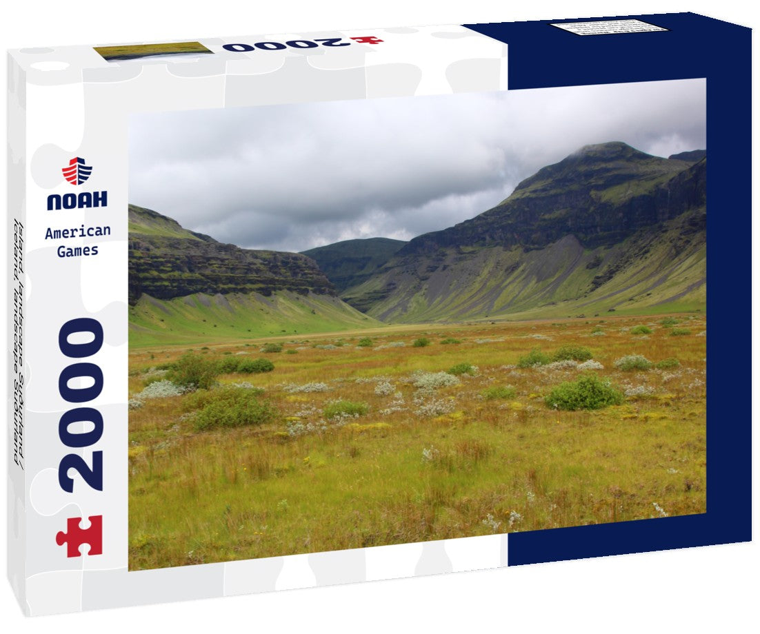 Noah Jigsaw Puzzle Island - landscape Suðurland / Iceland - landscape Suðurland 2000 Pieces