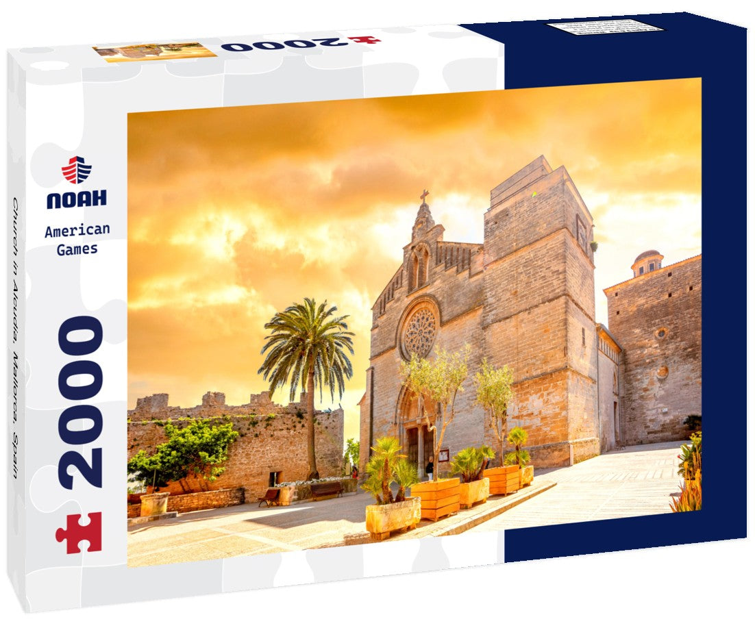 Noah Jigsaw Puzzle Church in Alcudia, Mallorca, Spain 2000 Pieces