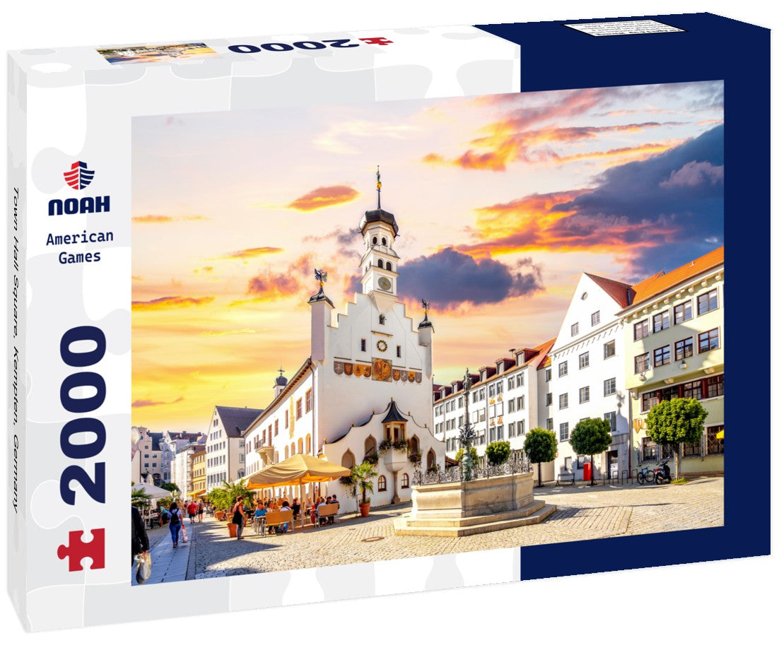 Noah Jigsaw Puzzle Town Hall Square, Kempten, Germany 2000 Pieces