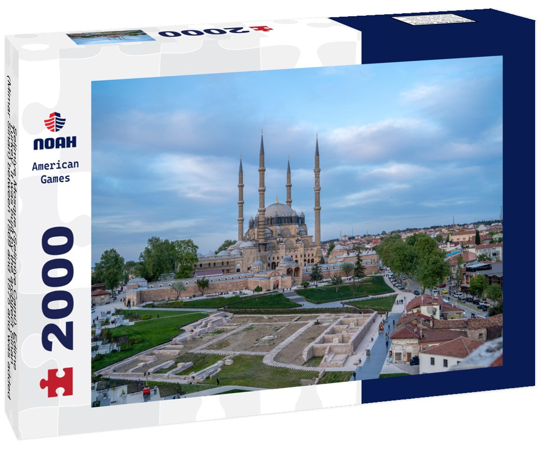 Noah Jigsaw Puzzle Selimiye Mosque (Selimiye Cami) - Edirne, Turkey. It was built by the architect Sinan (Mimar Sinan) between 1569 and 1575 and was added to the UNESCO World Heritage List in 2011. 2000 Pieces