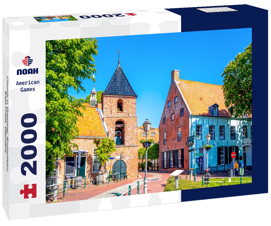 Noah Jigsaw Puzzle Church in Greetsiel, Krummhörn, East Frisia, Germany 2000 Pieces
