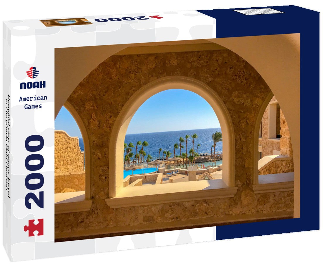 Noah Jigsaw Puzzle Beautiful view of sunny Egypt in Hurghada Sahl Hashish 2000 Pieces