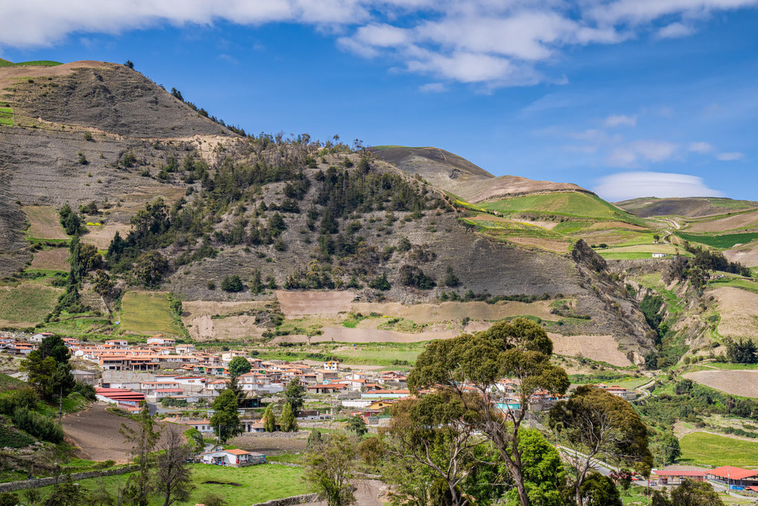 Landscape view of the village of Mucuchies on a sunny day. State of Mérida, Venezuela. Mucuchíes is a beautiful town in the municipality of Rangel in the state of Mérida, Venezuela 2000pc Puzzle