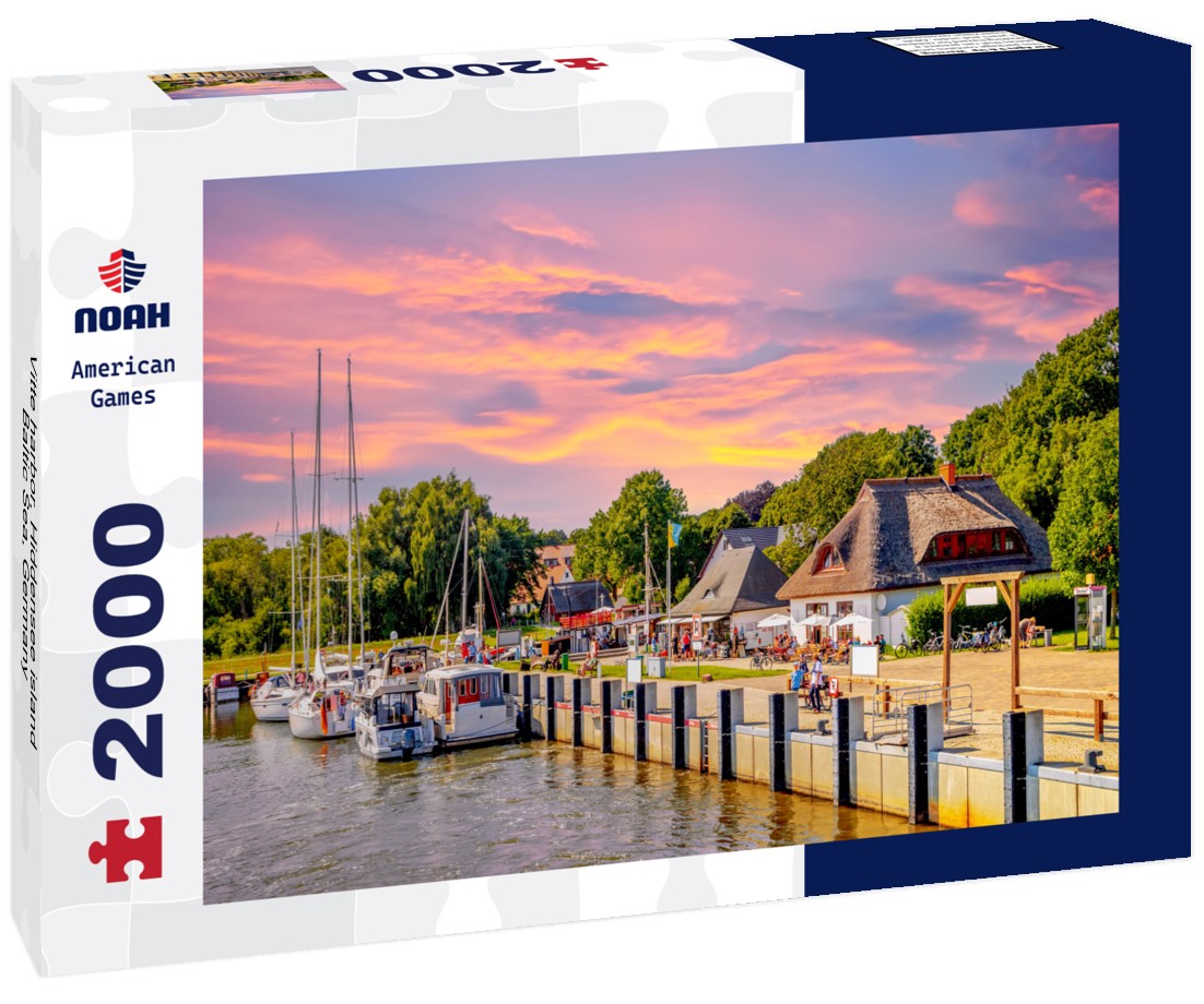 Noah Jigsaw Puzzle Vitte harbor, Hiddensee island, Baltic Sea, Germany 2000 Pieces