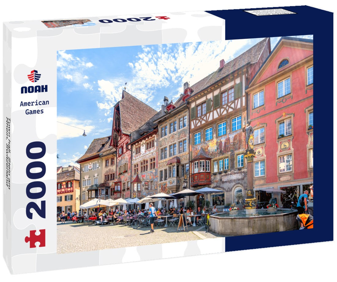 Noah Jigsaw Puzzle Town hall, Stein am Rhein, Switzerland 2000 Pieces