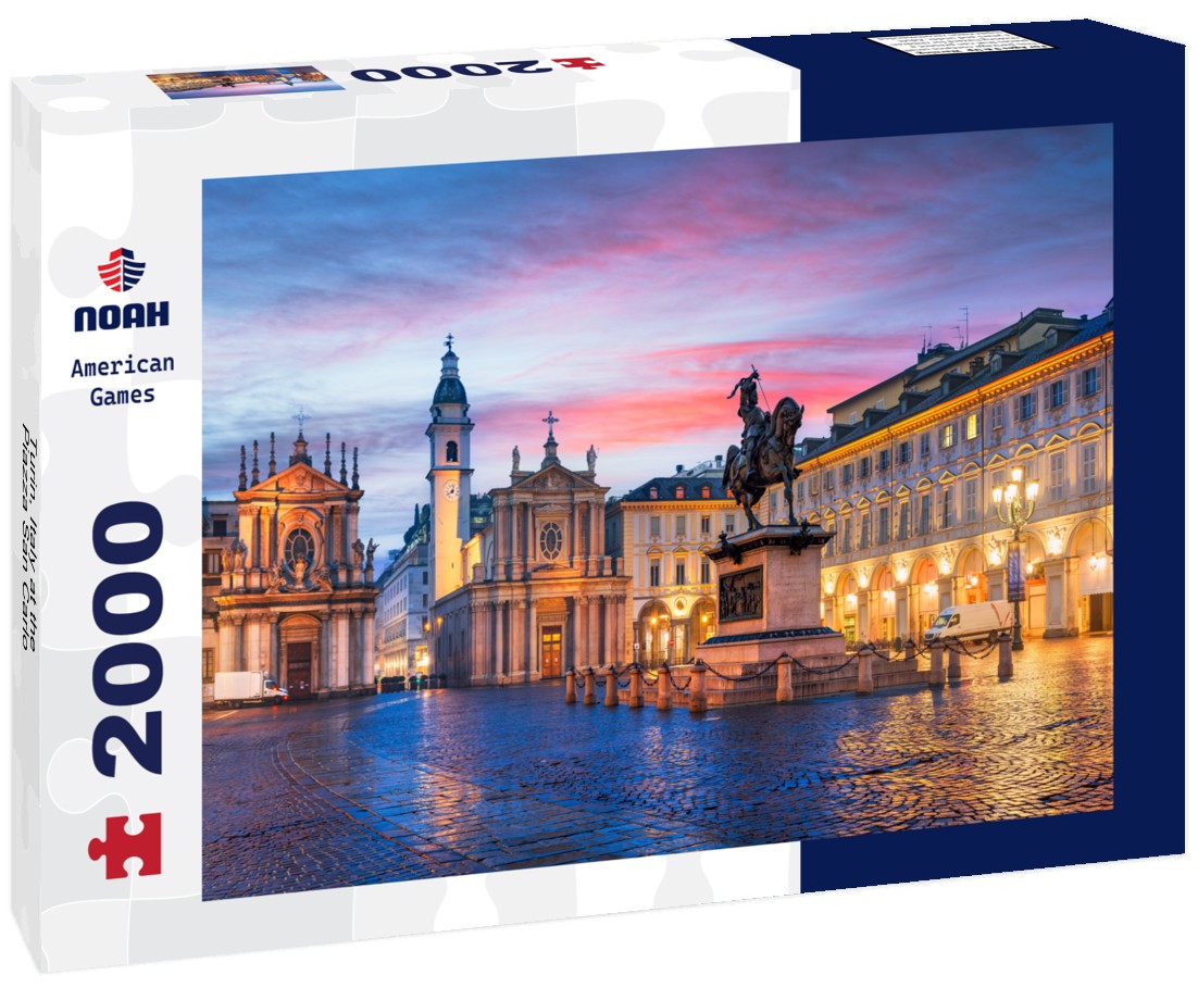 Noah Jigsaw Puzzle Turin, Italy at the Piazza San Carlo 2000 Pieces