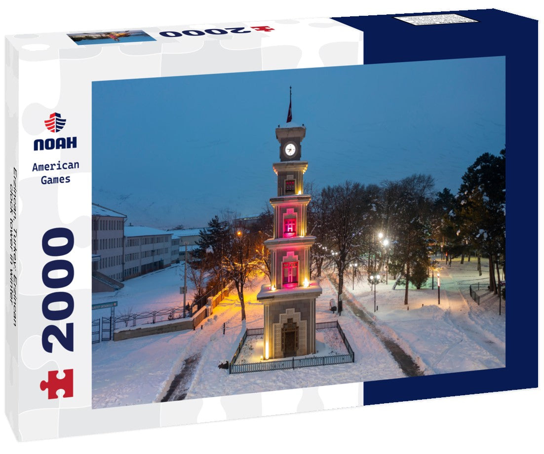 Noah Jigsaw Puzzle Erzincan, Turkey: Erzincan clock tower in winter 2000 Pieces