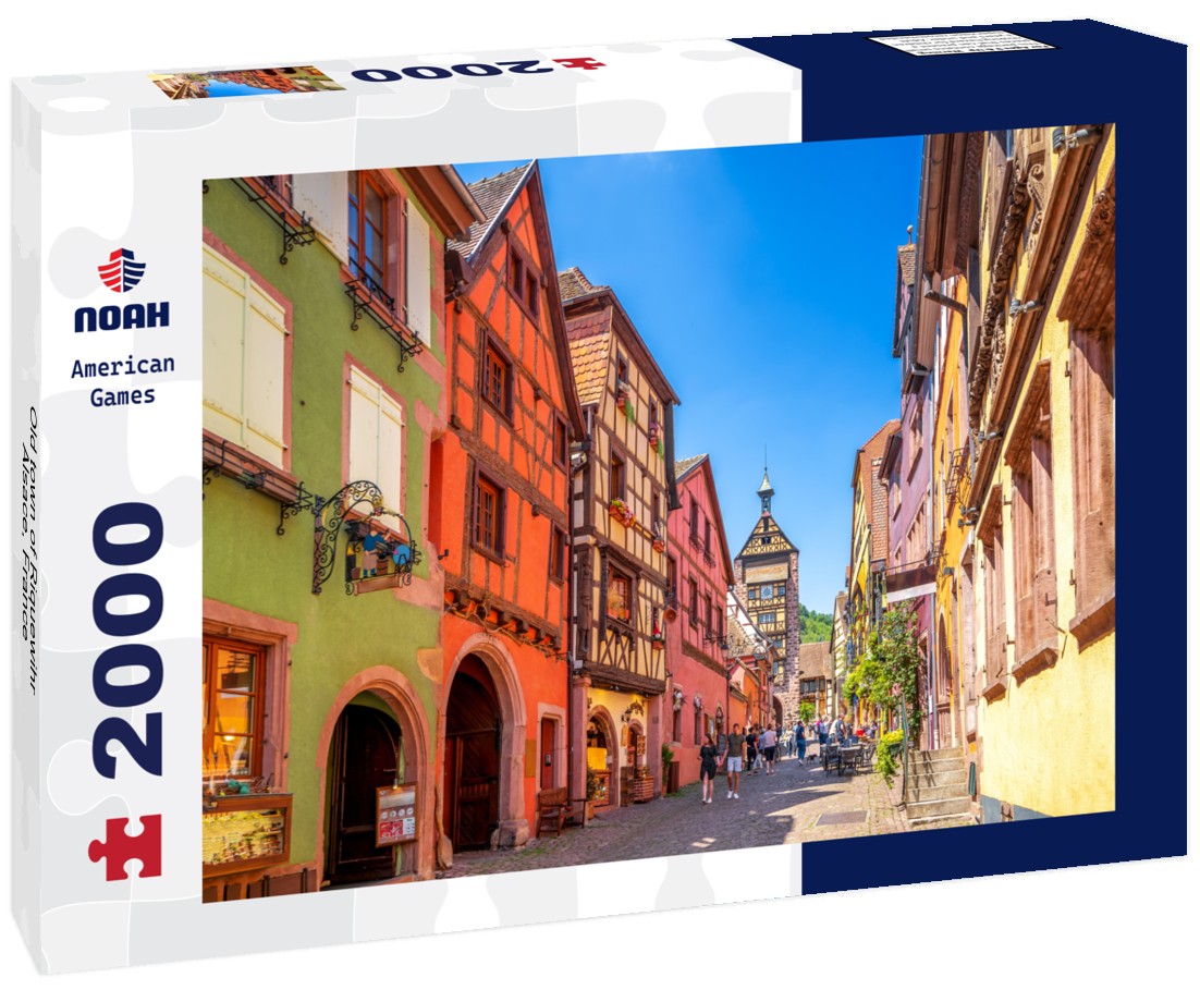 Noah Jigsaw Puzzle Old town of Riquewihr, Alsace, France 2000 Pieces
