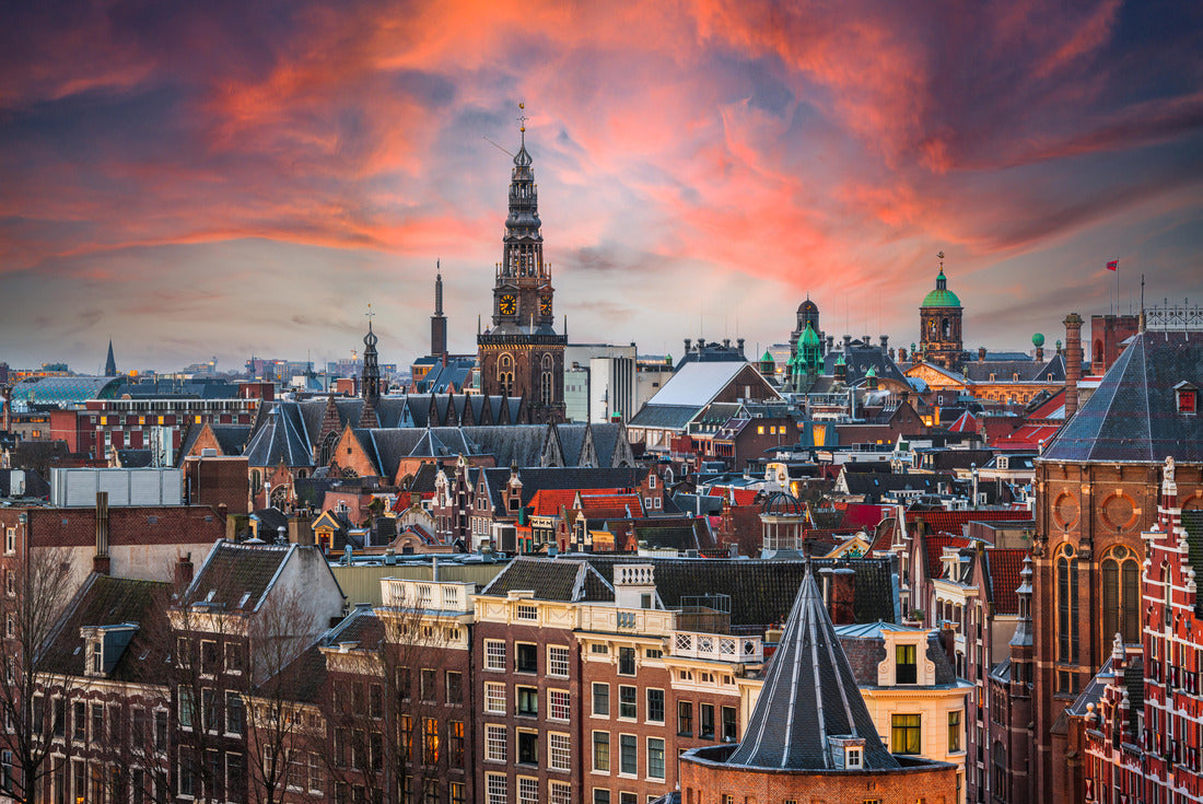 Amsterdam, Netherlands Historic cityscape of the city center 2000pc Puzzle
