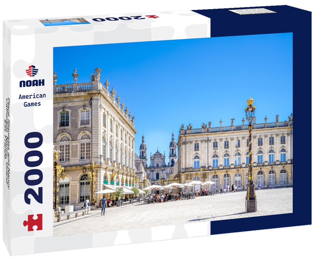 Noah Jigsaw Puzzle Place Stanislas and Nancy Cathedral, Nancy, Grand Est, France 2000 Pieces