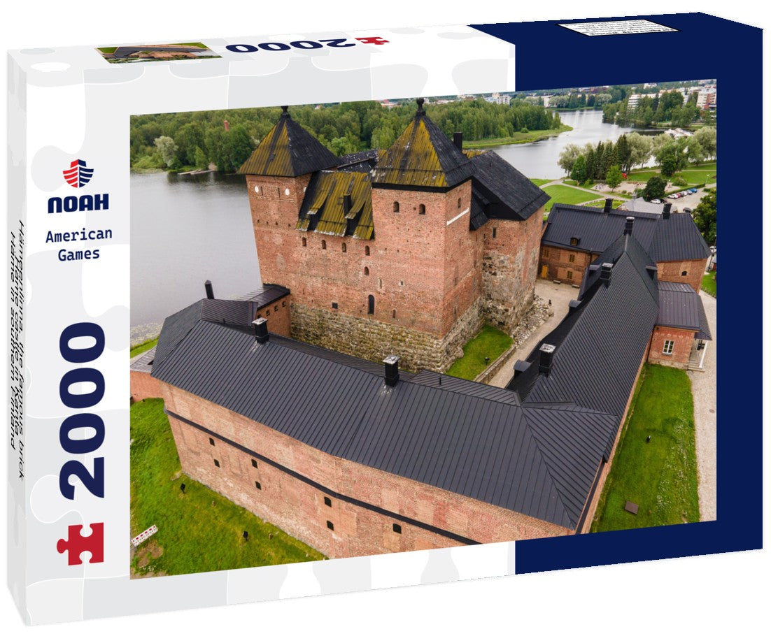 Noah Jigsaw Puzzle Hämeenlinna, the famous brick Häme castle in Kanta-Häme in southern Finland 2000 Pieces