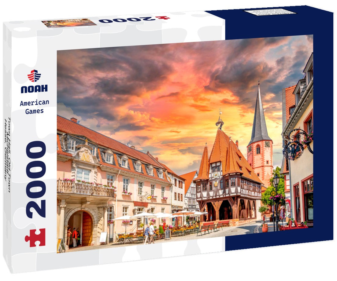 Noah Jigsaw Puzzle Town Hall, Old Town, Michelstadt, Hesse, Germany 2000 Pieces
