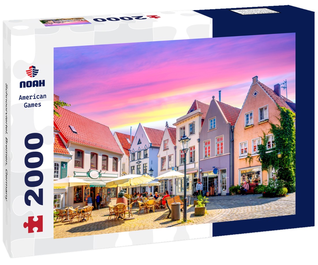 Noah Jigsaw Puzzle Schnoorviertel, Bremen, Germany 2000 Pieces