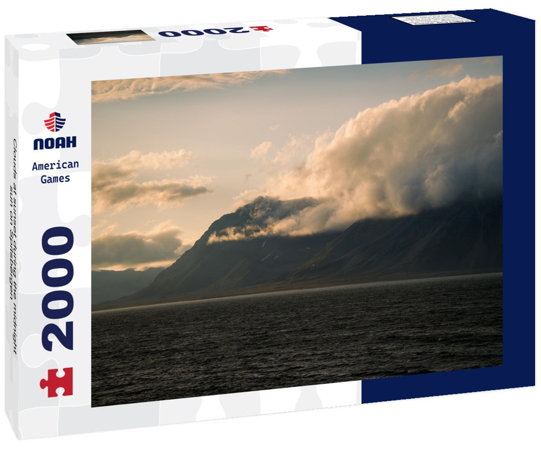 Noah Jigsaw Puzzle Clouds at sunset during the midnight sun on Spitsbergen 2000 Pieces