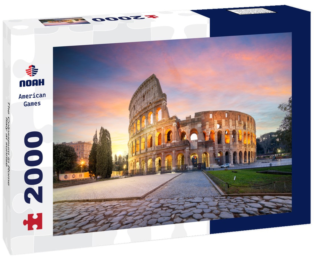 Noah Jigsaw Puzzle The Colosseum in Rome, Italy at sunrise 2000 Pieces