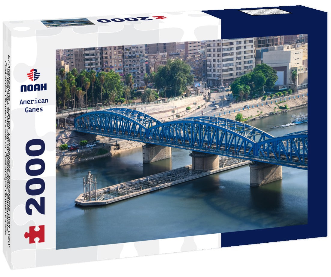 Noah Jigsaw Puzzle El Mansoura , Egypt - Landscape panorama with view of the Nile in the city of Mansoura - Panorama - Dakahlia Governorate or Dakahliya Governorate 2000 Pieces