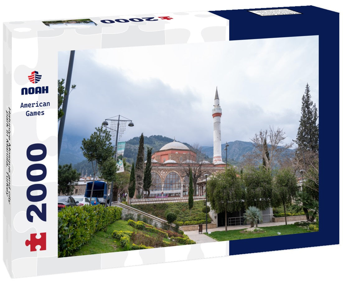 Noah Jigsaw Puzzle Hatuniye Mosque and city park in Manisa, Turkey 2000 Pieces