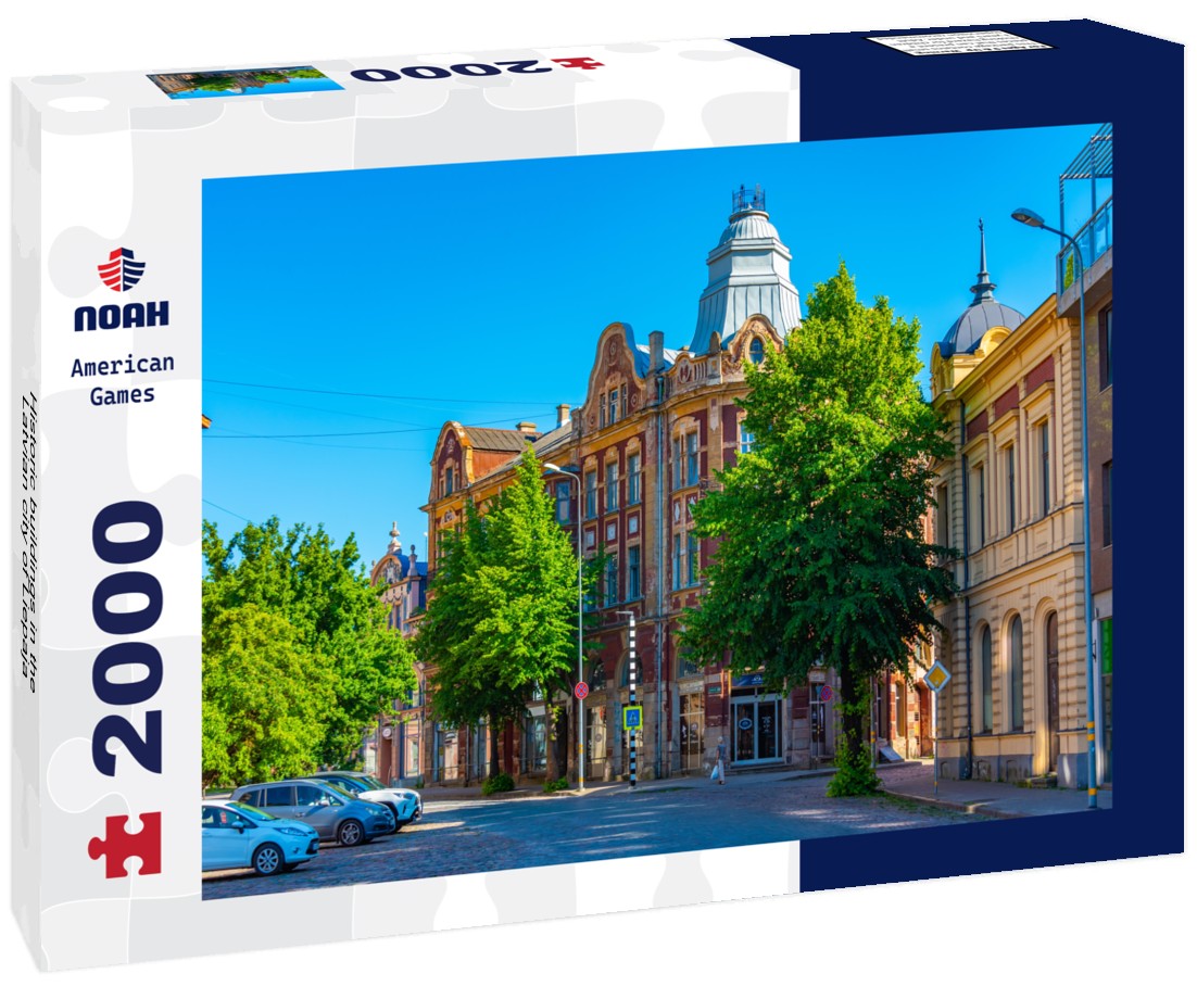 Historic buildings in the Latvian city of Liepaja 2000pc Puzzle