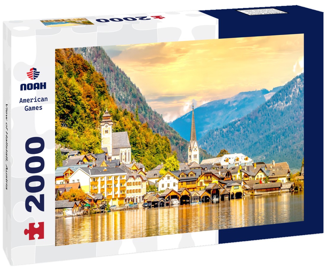 Noah Jigsaw Puzzle View of Hallstatt, Austria 2000 Pieces