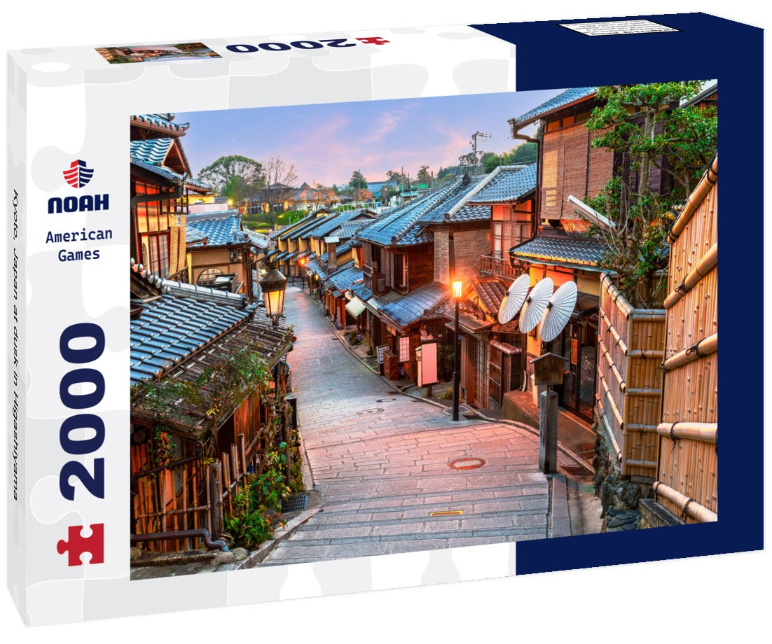 Noah Jigsaw Puzzle Kyoto, Japan at dusk in Higashiyama 2000 Pieces