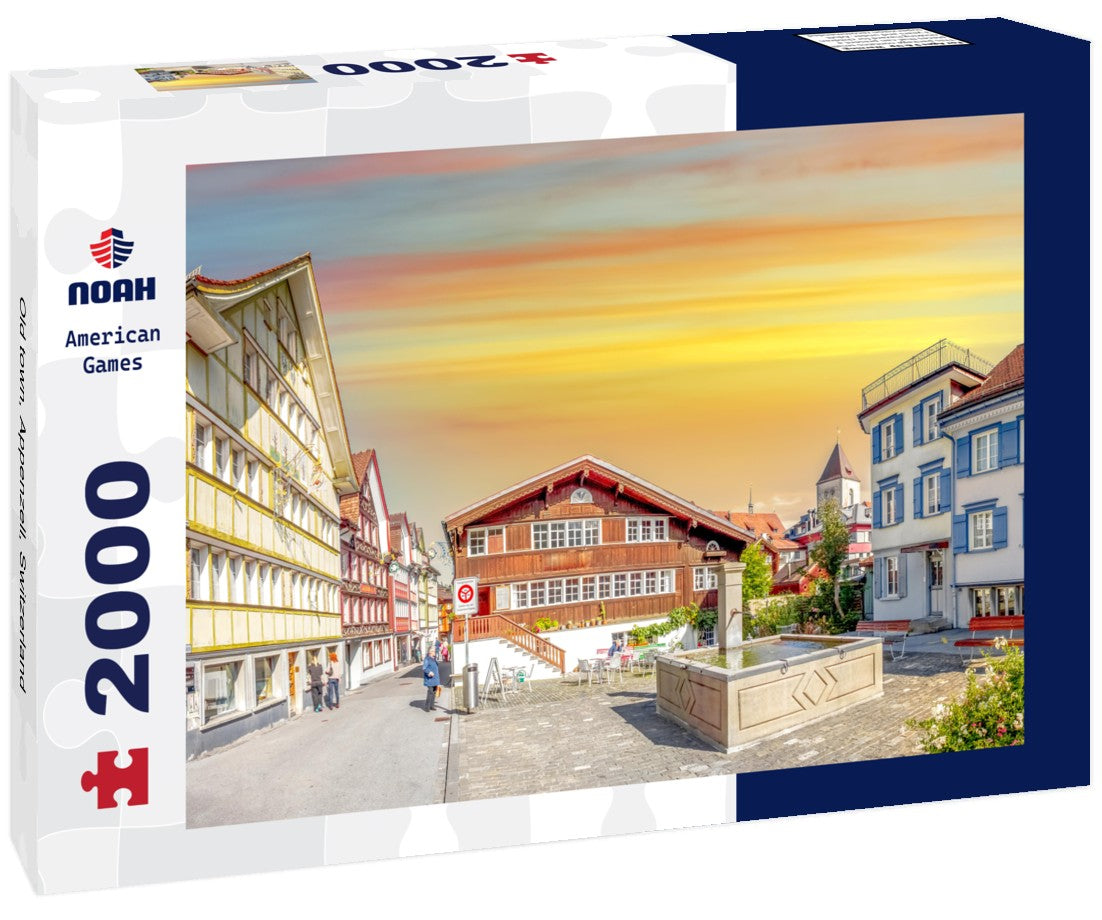 Noah Jigsaw Puzzle Old town, Appenzell, Switzerland 2000 Pieces