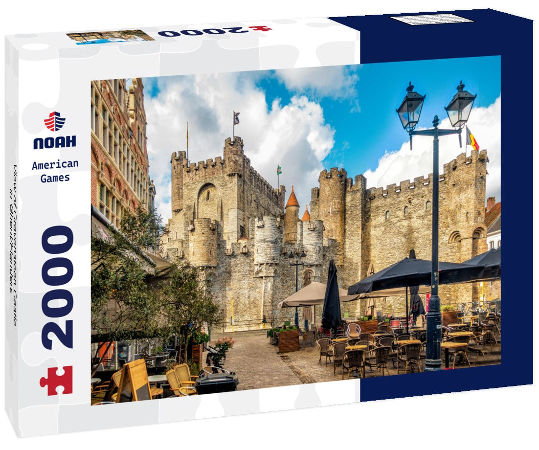 Noah Jigsaw Puzzle View of Gravensteen Castle in Ghent/Flanders 2000 Pieces