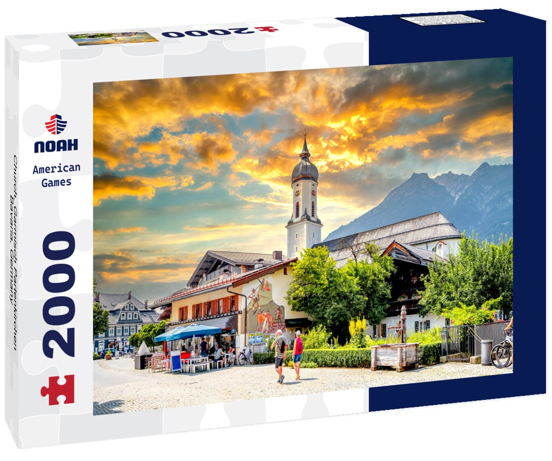 Noah Jigsaw Puzzle Church, Garmisch Partenkirchen, Bavaria, Germany 2000 Pieces