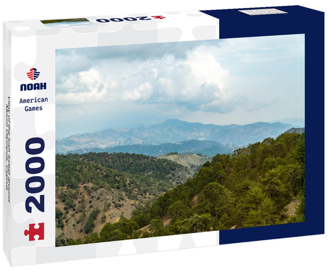 Noah Jigsaw Puzzle View of the lush forest around Mount Olympus, Cyprus 2000 Pieces
